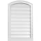 Ekena Millwork Arch Top Surface Mount PVC Gable Vent w/ 2"W x 2"P Brickmould Sill Frame, 20"W x 30"H GVPAR20X3003SN - alternate 1